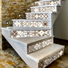  Alinca Cement Tile Stair Stickers | AmbianceSticker