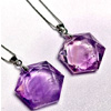 Amethyst Hexagram Necklace : Helmsman Crystal