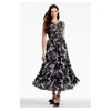 Anaisha Dress Graphic Scroll : SachinAndBabi