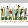 Anniversary Office Crew Card | Gallerycollection
