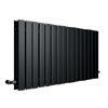 Double Oval Panel Anthracite Vertical - Radiator Village