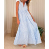 Anywhere Dress Logo Stripe Blue : Danasmalldesigns.com