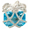 Aquamarine Wrap Brooch | Fantasiabydeserio.com