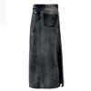 Asymmetric Denim Skirt L Blue : Minox Boutique