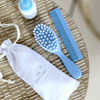 Baby Blue Hairbrush And Comb Set