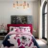 Inky Bloom Duvet Cover Set | BedeckHome