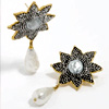Baroque Pearl Flower Earrings : Sorujewellery.com