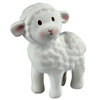 Lamb Organic Rubber Teether, Rattle & Bath Toy : EarthShopp