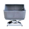 Bath With Splashback Grey | GroomersOnline