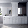 Ethereal Shaker White Micro Bathroom Vanities : Rararta