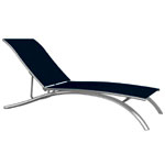 Beach Elite Relaxed Sling Aluminum Outdoor Chaise Lounge | Patioliving