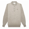 Hazelnut Amalfi Long Sleeve Polo : Placeofelms.com