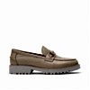 Boulevard Beige Croc Leather Bit Loafers : MarcNolan