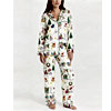 Jingle Bell Print Pajama Set | Theomfort.com 