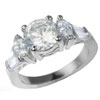 Bellini Rhodium Ring - Timepiecesusa.com