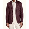 Berry Solid Comferter Blazer : Jack Victor