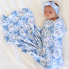 Betsy Blooms Personalized Blanket : Cadenlane.com