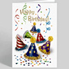 Birthday Hats Card : Gallerycollection.com
