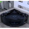 Black Corner Whirlpool Bathtub | Salledebain Online