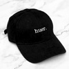 Black Huer Logo Cap : Huer Clothing
