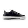 Black Leather Trainers : Modainpelle.com