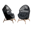 Black Wicker Egg Chair - Grandpatio.com