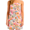 Boheme Bandeau Mini Dress Parfait Pink - Beach Cafe