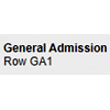 Admission Row GA1 : Megaseats