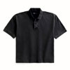 Boxy Crop Washed Polo : HollisterCo