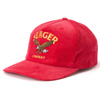 Bradley Corduroy Snapback Red : Seager