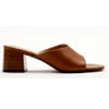 Brown Slip On Chunky Heel : Brand Alley