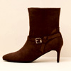 Buckle High Heel Booties - Lulus.com