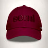 The Icon Burgundy Cotton Cap : SomiLondon