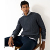 Cable Crew Neck Jumper | Crewclothing.co.uk