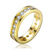 Cannes Golden Band Ring - Genevivejewelry.com