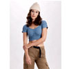 Hollis Ribbed Cap Sleeve Crop Top : Unionbay.com