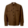 Leroy Linen Blend Caribou Overshirt | CamdenRimini