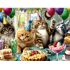 Cat Birthday Party 500 Piece Jigsaw Puzzle | Springbok Puzzles