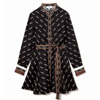 Chain-Print Belted Mini Dress - Reiss.com