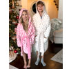 Childrens Check Print Hooded Robe - Sunset Snuggles