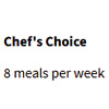 Chef's Choice 8 Meals Per Week : Factormeals
