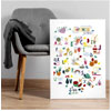 Child’s Alphabet Print - A Year Of Dates