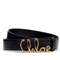Chloe Iconic Black Leather Belt - Savannahs