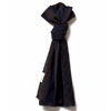 Recycled Double Faced Wool Hazel Navy Spot : NeemLondon