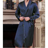 Men's Silk V-neck Long Sleeves Robe : Asilklife