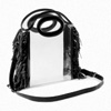 Clear Fringe Tote Bag : Margo Paige