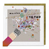 Confetti Luxury Congratulations Card : Whistlefish
