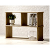 Console Bookcase In White Oak : Omba
