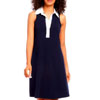 Contrast Placket Dress : Karen Kane