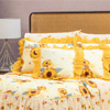 Sunflowers Olán Double Quilt Set : Intimausa.com